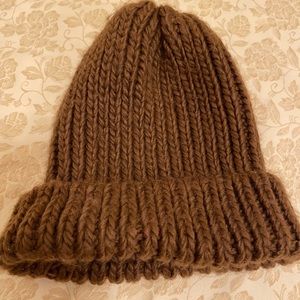 New Look brown acrylic hat